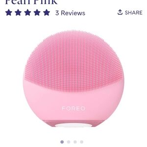 FOREO Pearl Pink Skincare Device with USB Charger